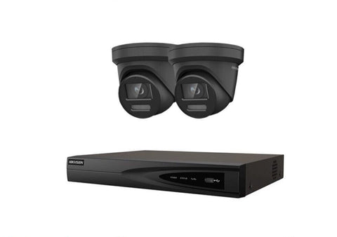 Hikvision 8MP IP DS-2CD2387G2H-LISU-SL (BLACK) Smart Hybrid 2.8mm ColorVu 4/8/16CHANNEL NVR CCTV KIT