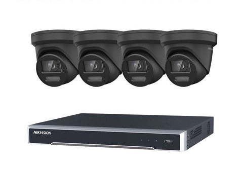 Hikvision 8MP IP DS-2CD2387G2H-LISU-SL (BLACK) Smart Hybrid 2.8mm ColorVu 4/8/16CHANNEL NVR CCTV KIT