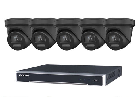 Hikvision 8MP IP DS-2CD2387G2H-LISU-SL (BLACK) Smart Hybrid 2.8mm ColorVu 4/8/16CHANNEL NVR CCTV KIT