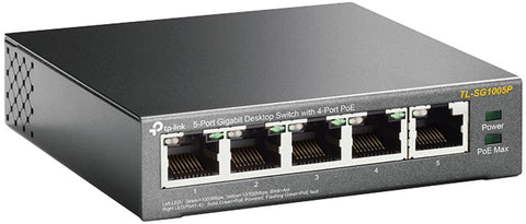 TP LINK TL-SG1005PC 4 PORT POE+ SWITCH