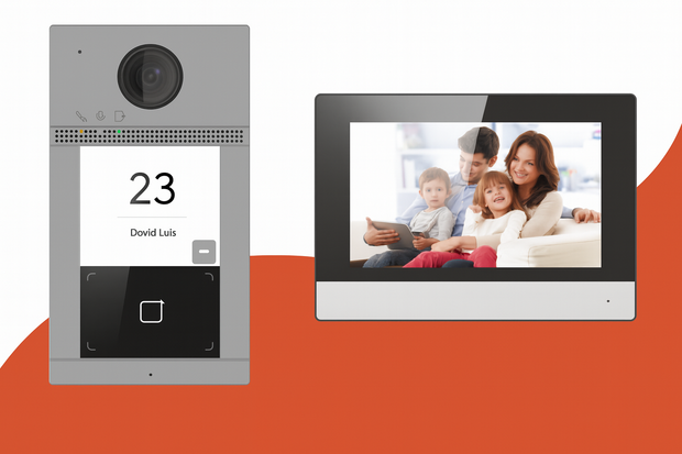 Hikvision IP Video Intercom, 7-inch Colourful, Indoor/Outdoor, DS-KIS604-S(B)