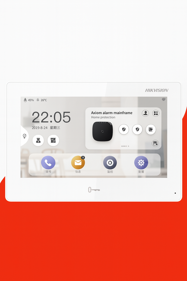 HIKVISION DS-KH9510-WTE1(B) 10" INDOOR ANDROID VIDEO INTERCOM STATION