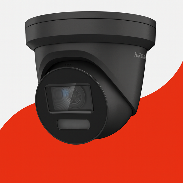 HIKVISION DS-2CD2387G2-LSU/SL 8 MP ColorVu 2 Way Audio With Strobe Light and Audible Warning Turret Camera