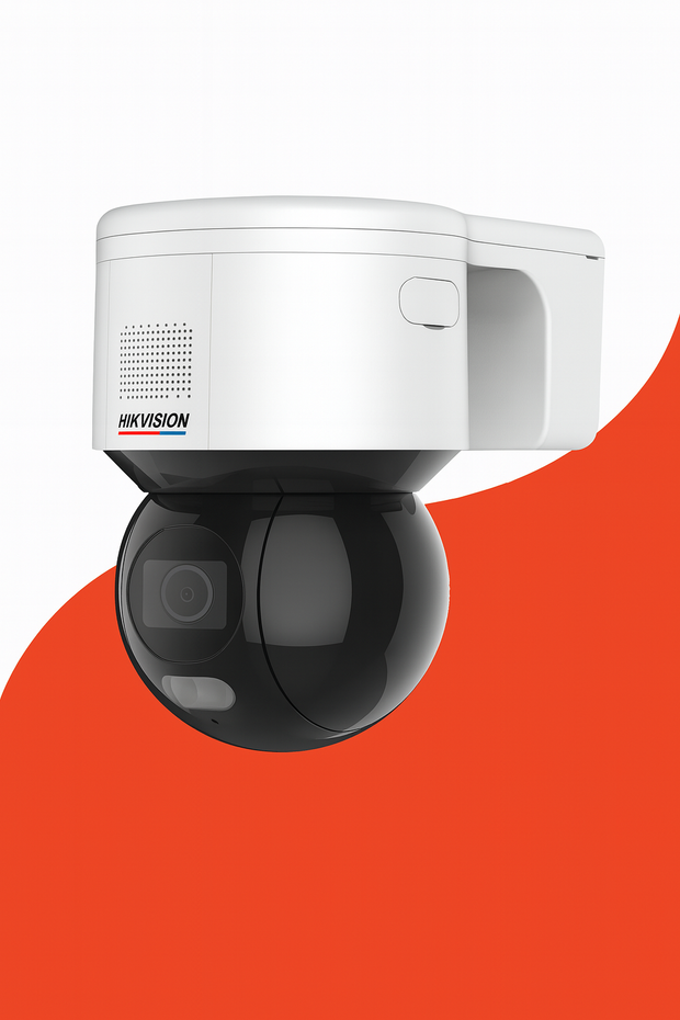 Hikvision DS-2DE3A400BW-DE(F1)(S5) ColourVu 4MP IP POE Mini PTZ with 2 Way Audio & Face Capture 30m IR
