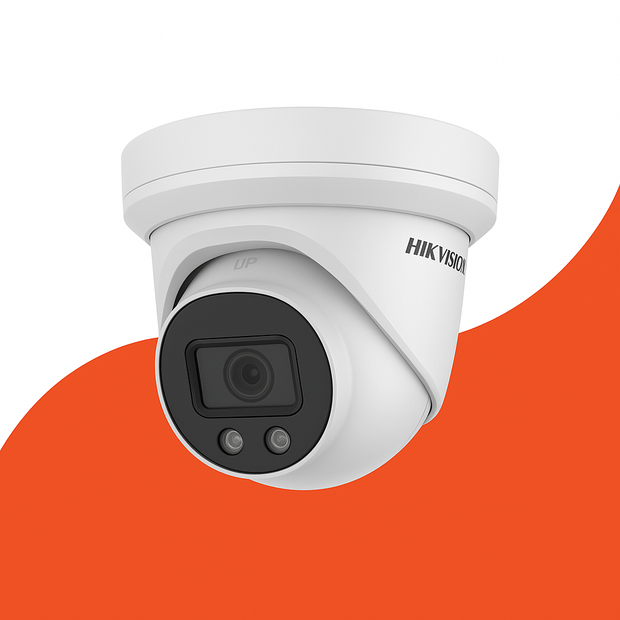 HIKVISION DS-2CD2386G2-ISU-SL 8MP ACUSENSE 2 WAY AUDIO WHITE/GREY
