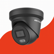 Hikvision DS-2CD2347G2H-LIU Smart Hybrid 2.8mm ColorVU 4mp POE Turret Camera With Built in Mic