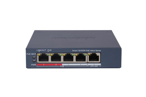 HIKVISION DS-3E1105P-EI 4 PORT POE SWITCH