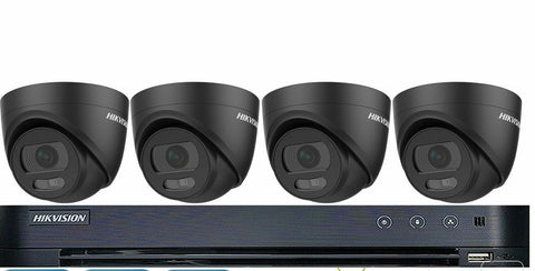 HIKVISION CCTV SYSTEM DVR 5MP 3K DS-2CE72KF3T IP67 COLORVU NIGHT VISION (White or Grey)