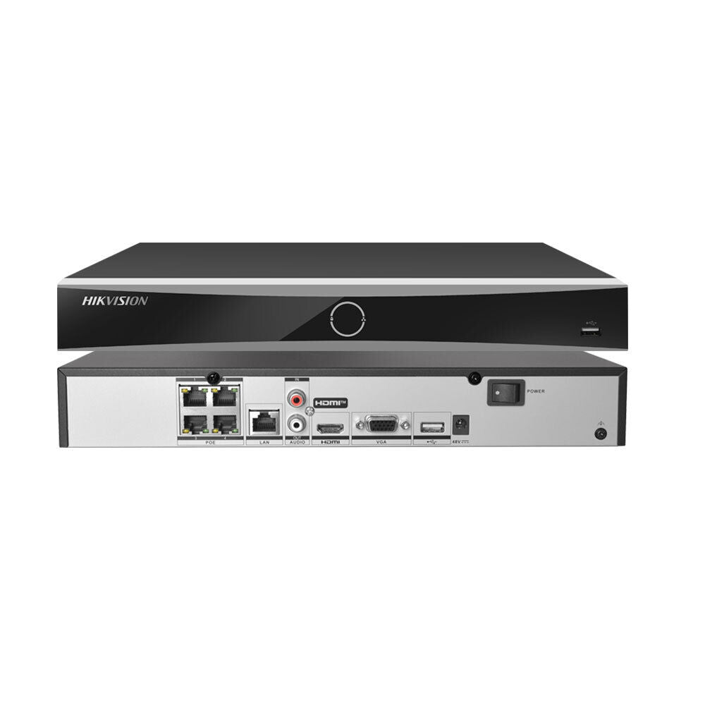 Hikvision NVR 4/8/16CH CCTV 4K 8MP Network Video Recorder IP PoE
