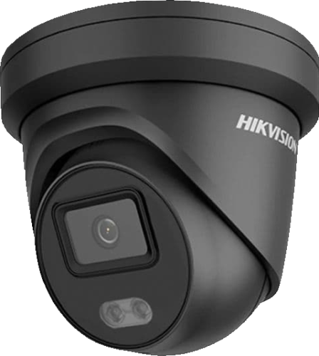 Hikvision DS-2CD2347G2-LU 2.8mm ColorVU 4mp POE Turret Camera With Built in Mic