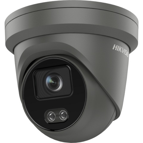 Hikvision DS-2CD2347G2-LU 2.8mm ColorVU 4mp POE Turret Camera With Built in Mic