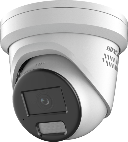 Hikvision DS-2CD2347G2H-LISU-SL 4MP Smart Hybrid ColorVu Turret Network Camera W/ Mic & Speaker- Two Way Audio