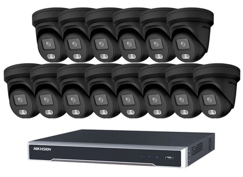 HIKVISION 4MP IP CCTV SYSTEM DS-2CD2347G2-LIU NIGHTVISION COLORVU 4/8/16 CHANNEL 4K 8MP NVR