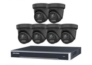 Hikvision 8MP IP DS-2CD2387G2-LU (BLACK)2.8mm ColorVu 4/8/16CHANNEL NVR CCTV KIT