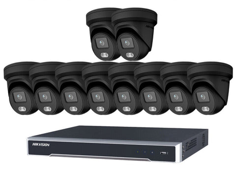 HIKVISION 4MP IP CCTV SYSTEM DS-2CD2347G2-LIU NIGHTVISION COLORVU 4/8/16 CHANNEL 4K 8MP NVR