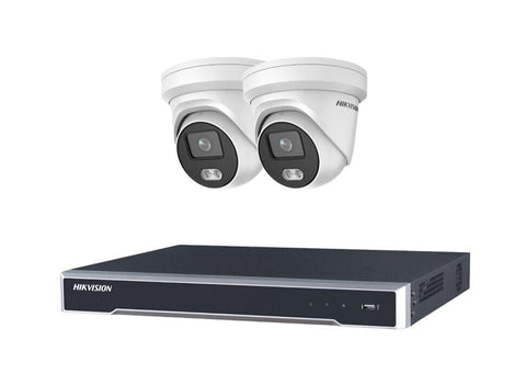 HIKVISION 4MP IP CCTV SYSTEM DS-2CD2347G2-LIU NIGHTVISION COLORVU 4/8/16 CHANNEL 4K 8MP NVR