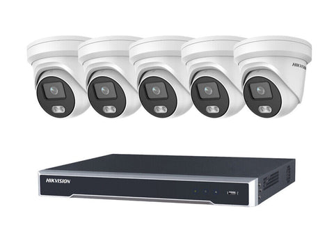 HIKVISION 4MP IP CCTV SYSTEM DS-2CD2347G2-LIU NIGHTVISION COLORVU 4/8/16 CHANNEL 4K 8MP NVR