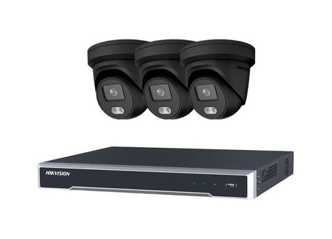 HIKVISION 4MP IP CCTV SYSTEM DS-2CD2347G2-LIU NIGHTVISION COLORVU 4/8/16 CHANNEL 4K 8MP NVR