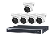 Hikvision 8MP IP DS-2CD2387G2-LU (WHITE) 2.8mm ColorVu 4/8/16CHANNEL NVR CCTV KIT