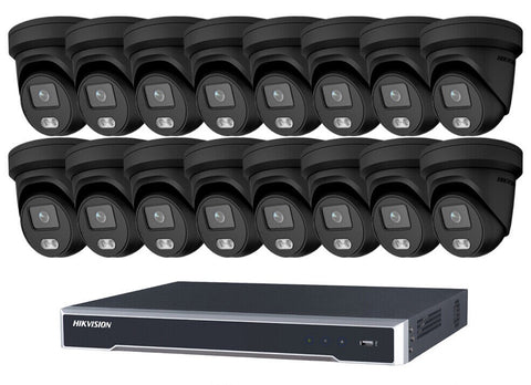 HIKVISION 4MP IP CCTV SYSTEM DS-2CD2347G2-LIU NIGHTVISION COLORVU 4/8/16 CHANNEL 4K 8MP NVR