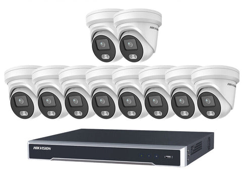 HIKVISION 4MP IP CCTV SYSTEM DS-2CD2347G2-LIU NIGHTVISION COLORVU 4/8/16 CHANNEL 4K 8MP NVR