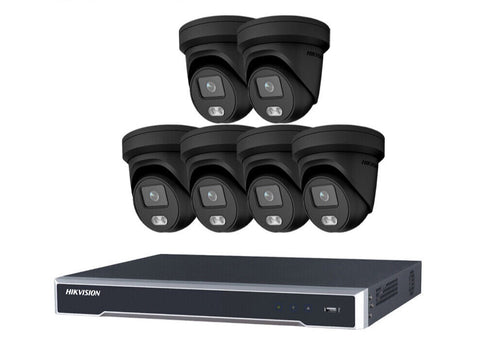 HIKVISION 4MP IP CCTV SYSTEM DS-2CD2347G2-LIU NIGHTVISION COLORVU 4/8/16 CHANNEL 4K 8MP NVR