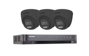 HIKVISION 8MP CCTV KIT 4K POC DVR DS-2CE72UF3T-E BLACK CAMERA NIGHTVISION