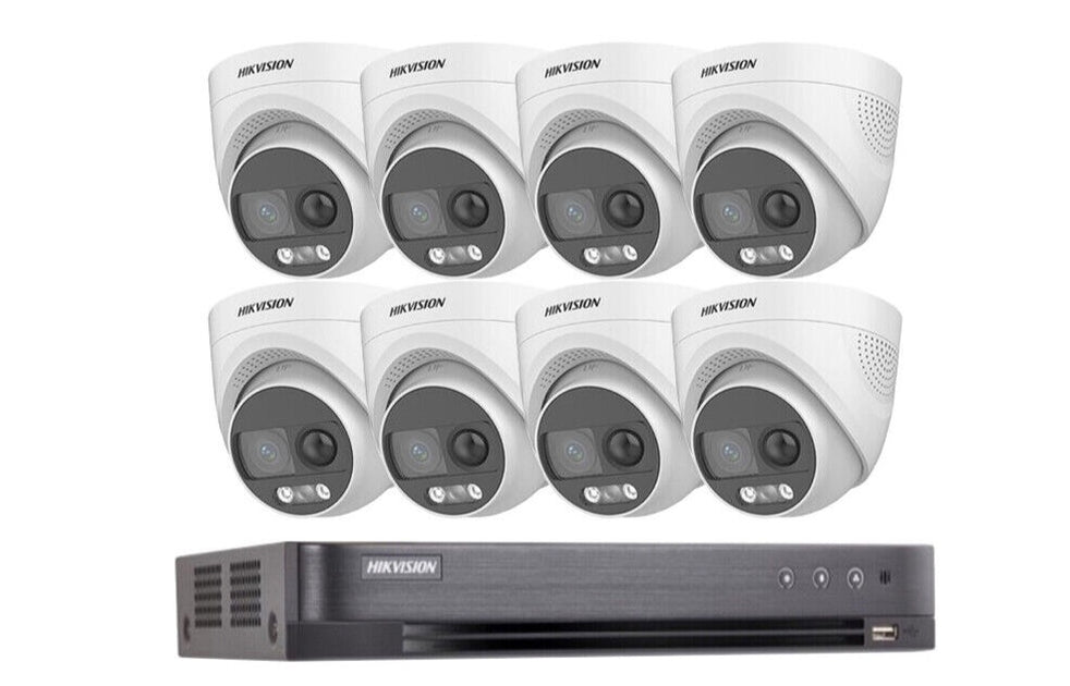 Hikvision 8MP ColorVu Full Camera Kit | DS-2CE72UF3T-PIRXO-2.8MM