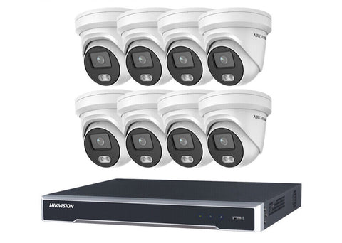 HIKVISION 4MP IP CCTV SYSTEM DS-2CD2347G2-LIU NIGHTVISION COLORVU 4/8/16 CHANNEL 4K 8MP NVR