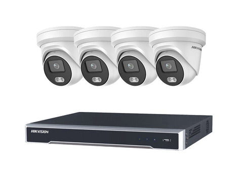 HIKVISION 4MP IP CCTV SYSTEM DS-2CD2347G2-LIU NIGHTVISION COLORVU 4/8/16 CHANNEL 4K 8MP NVR