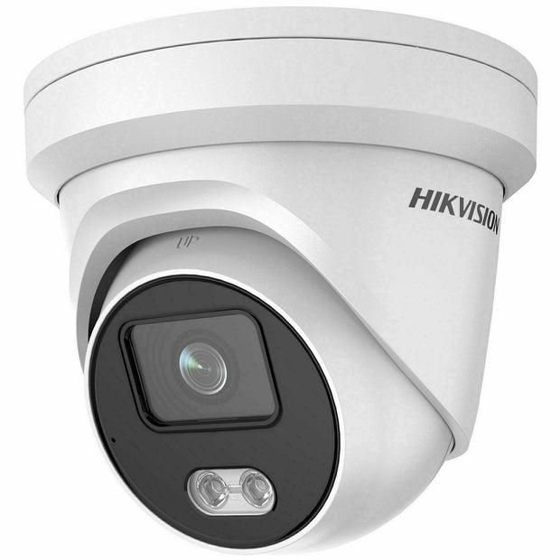 Hikvision DS-2CD2347G2H-LIU Smart Hybrid 2.8mm ColorVU 4mp POE Turret Camera With Built in Mic