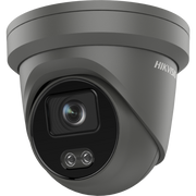 Hikvision DS-2CD2347G2H-LIU Smart Hybrid 2.8mm ColorVU 4mp POE Turret Camera With Built in Mic